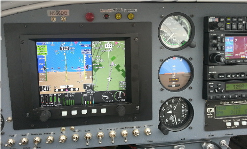 N966DB in flight May 2013